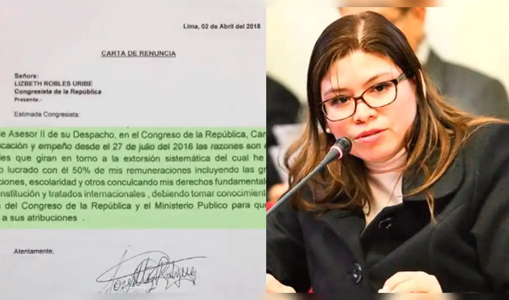 Denuncian a congresista Lizbeth Robles por quedarse con sueldo de trabajadores [VIDEO]