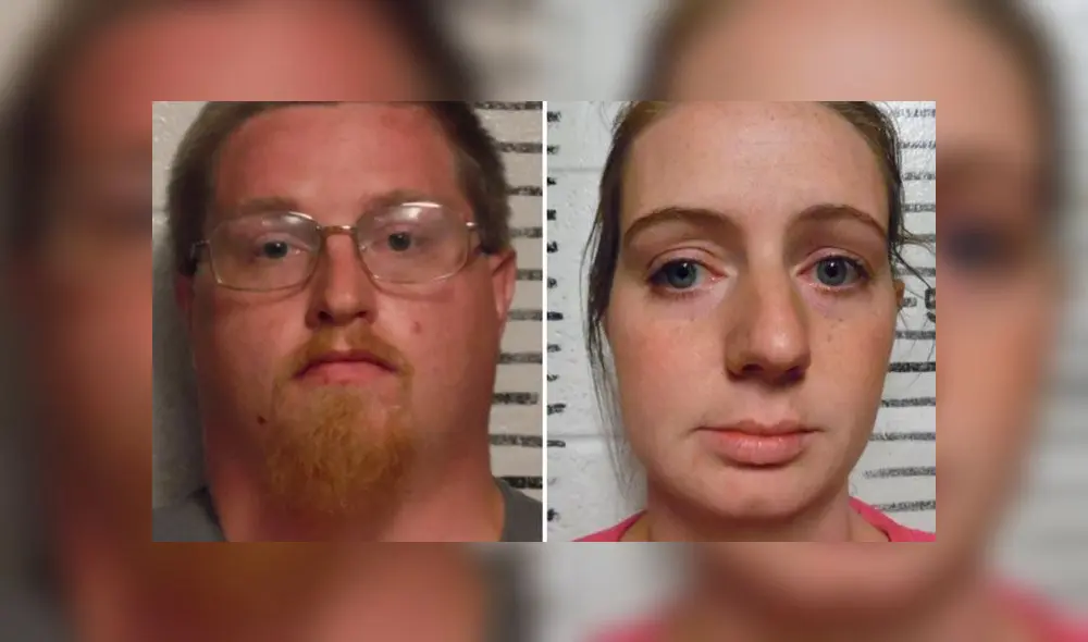 Gerrad Coddington y Christina Nelson-Coddington. Foto: Cárcel del condado de Galvin.