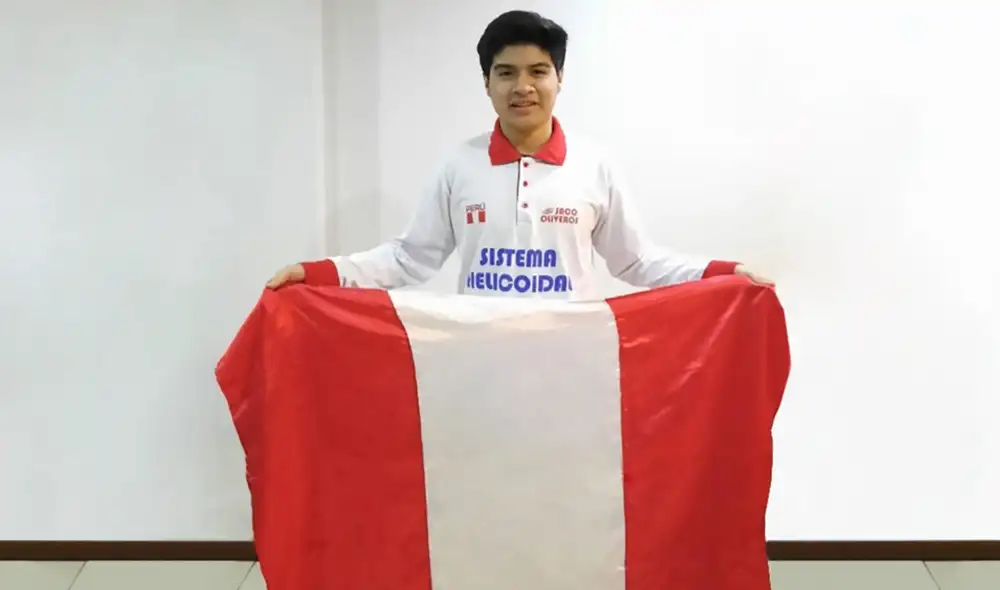 Escolar ganó dicha distinción tras derrotar a otras 77 delegaciones. Foto: Andina Escolar ganó dicha distinción tras derrotar a otras 77 delegaciones. Foto: Andina