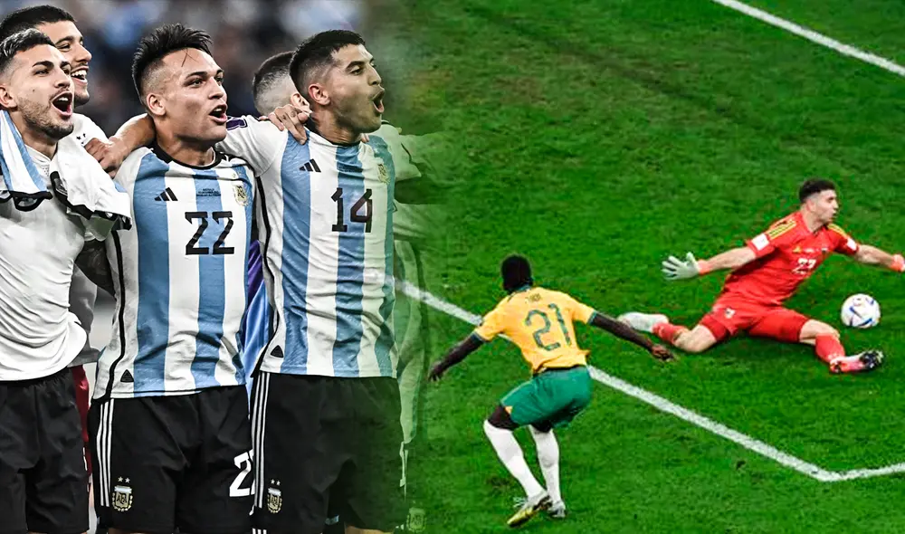 Argentina ganó por la mínima diferencia ante Australia. Foto: composición LR/ AFP Argentina ganó por la mínima diferencia ante Australia. Foto: composición LR/ AFP