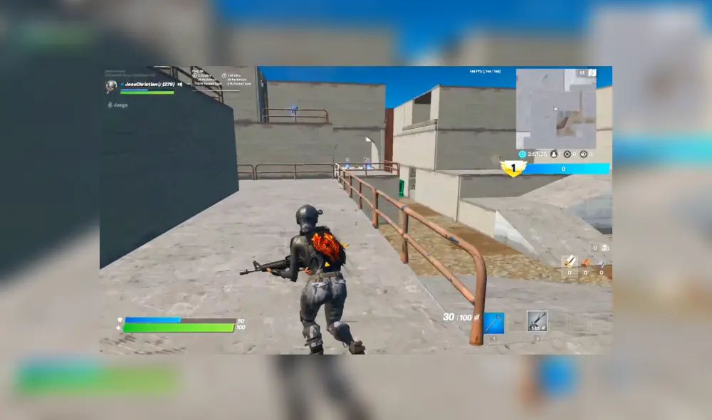 Recrean legendario mapa de Half-Life en Fortnite y es posible activar la bomba.