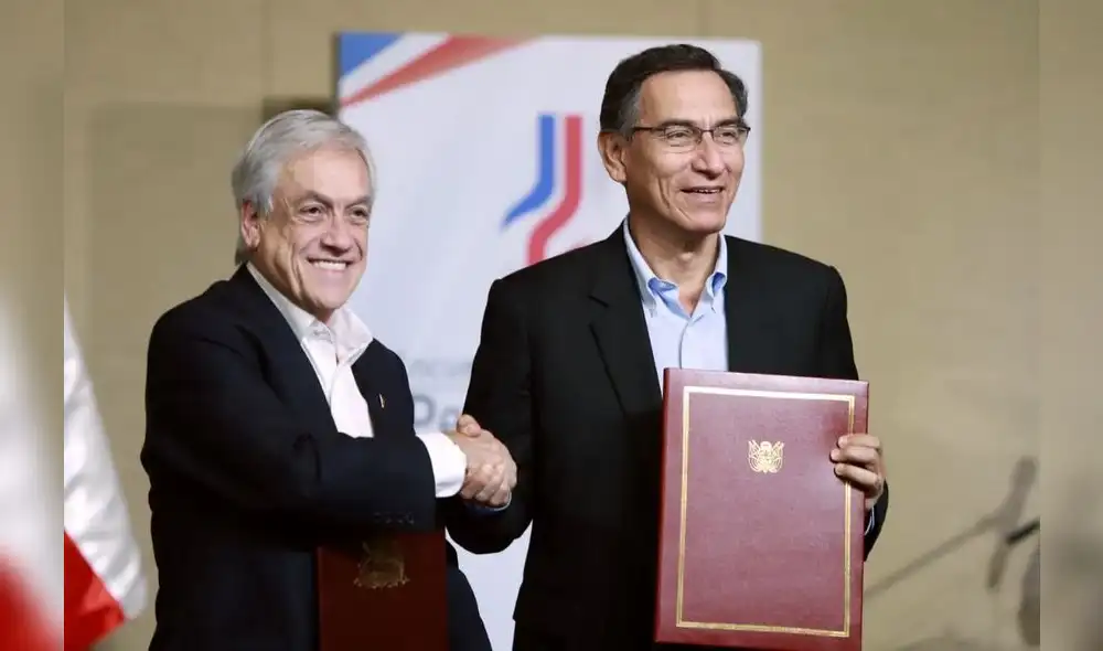 Vizcarra y Piñera participaron en el III Gabinete Binacional Perú-Chile. Foto: Presidencia