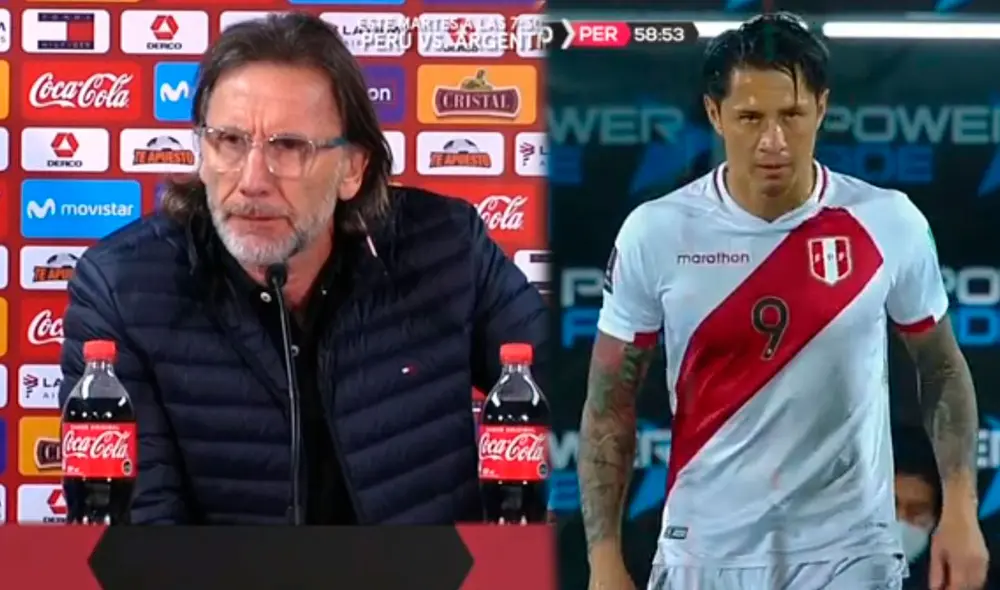 El entrenador peruano se refirió al ingreso del delantero ítalo-peruano. Foto: captura Movistar Deportes El entrenador peruano se refirió al ingreso del delantero ítalo-peruano. Foto: captura Movistar Deportes