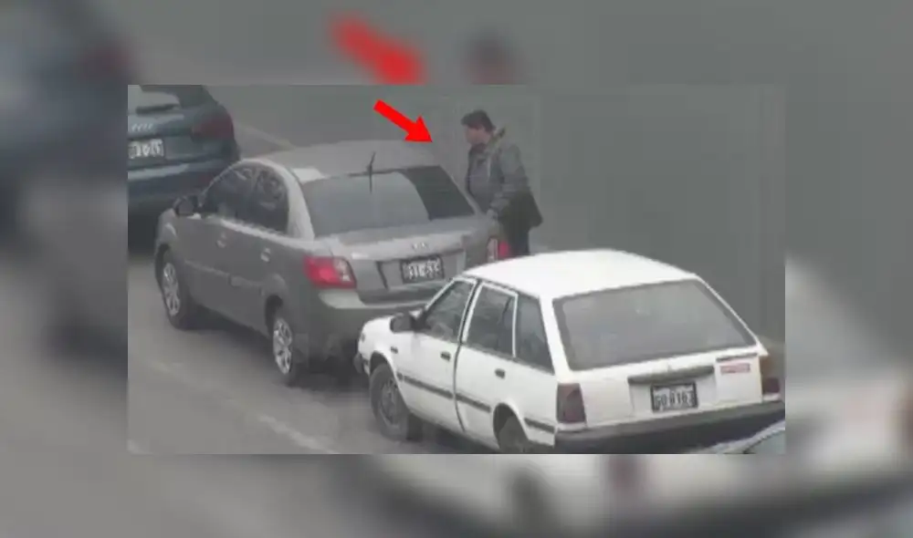 Surco: cae ladrón de autopartes en el preciso instante que desmantelaba vehículo [VIDEO]