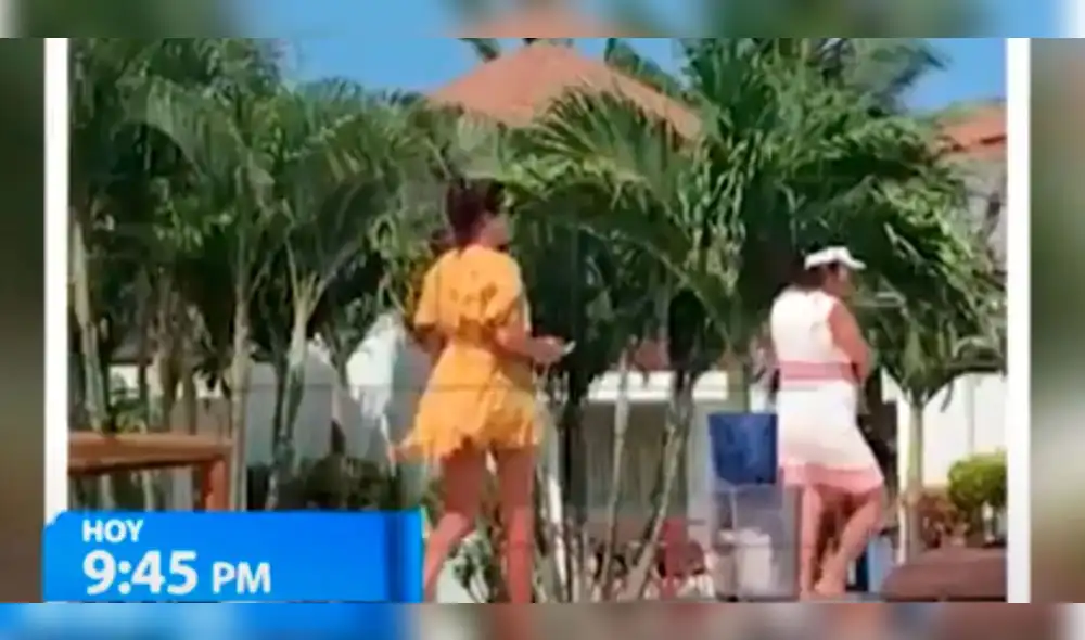 Tilsa Lozano es captada junto al luchador Jackson Mora