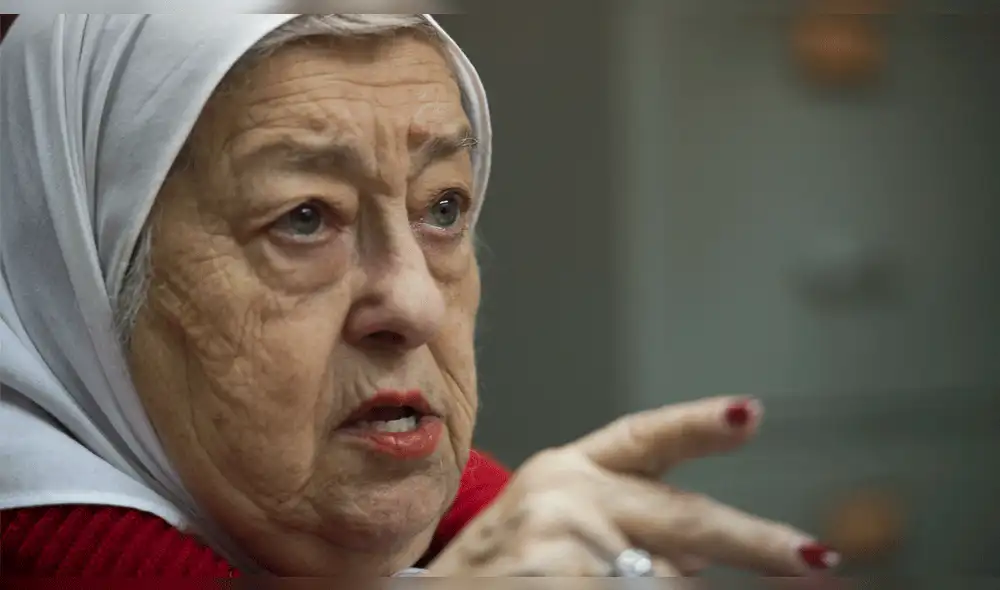 El legado de Hebe de Bonafini al frente de Madres de Plaza de Mayo es inconmensurable. Foto: AFP