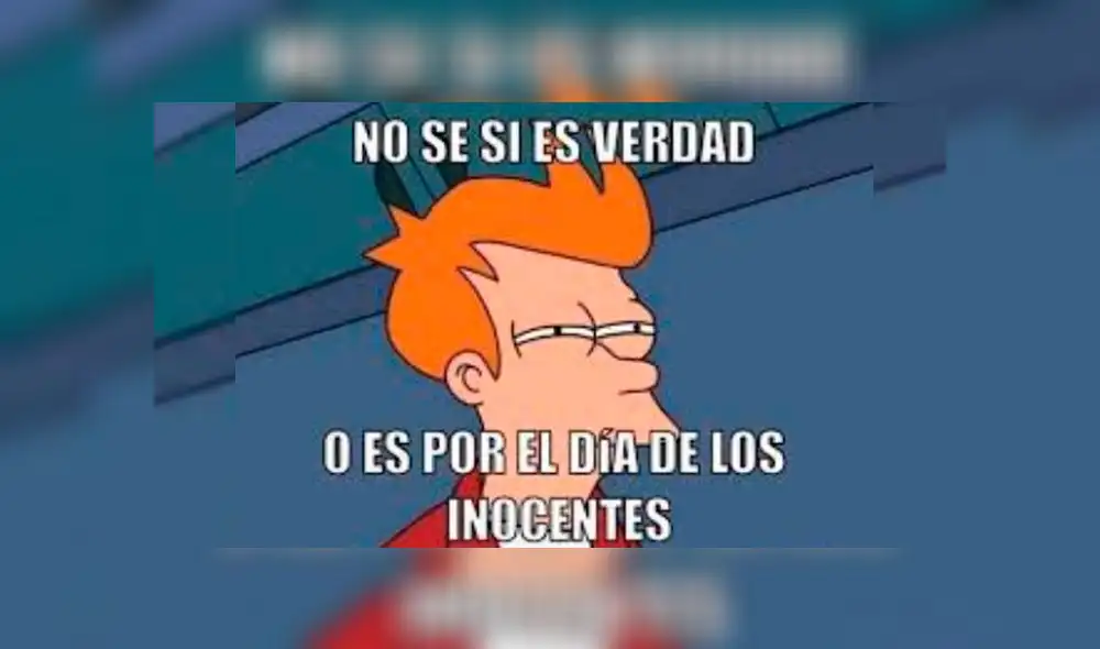 Día de los Inocentes: los mejores y más graciosos memes de las redes sociales [FOTOS]