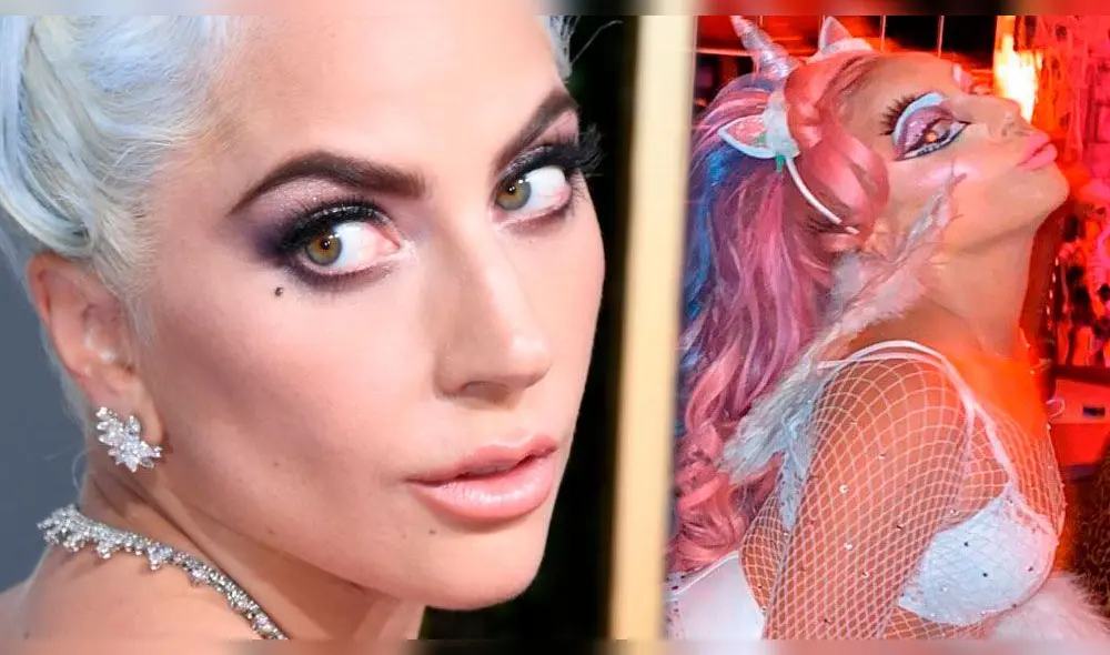 Lady Gaga corre por casino vestida de unicornio [VIDEO]