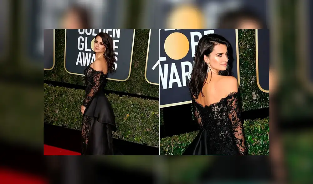 Golden Globes 2019: Penélope Cruz sorprendió a todos con escotado vestido durante la red carpet