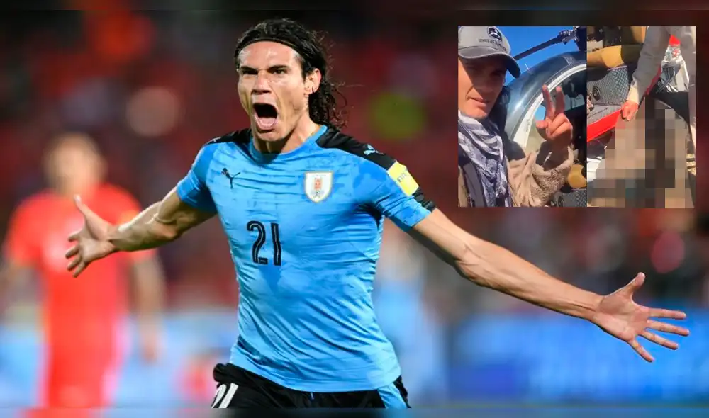 Edinson Cavani posa con jabalí asesinado y genera polémica [VIDEO]