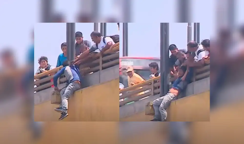 Cercado: creyó que su hermano había muerto y se intentó suicidar lanzándose del Puente del Ejército [VIDEO]