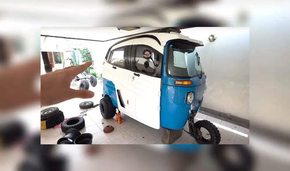 Reto Dakar: Un Torito Bajaj en el rally 