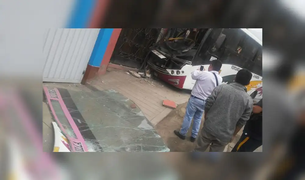 SJL choque vivienda accidente de tránsito SJL choque vivienda accidente de tránsito