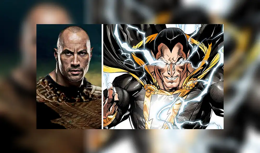 Dwayne Johnson como protagonista en Black Adam. Créditos: Composición.