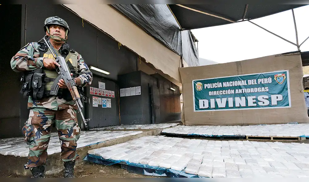 Hallan más de una tonelada de droga en fundo de empresario