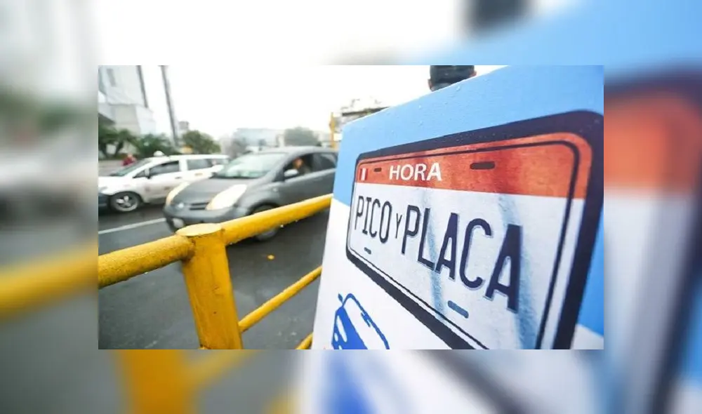 Las multas por cubrir la placa durante el horario de restricción será al doble de una sanción por incumplimiento. Foto: El Peruano Las multas por cubrir la placa durante el horario de restricción será al doble de una sanción por incumplimiento. Foto: El Peruano