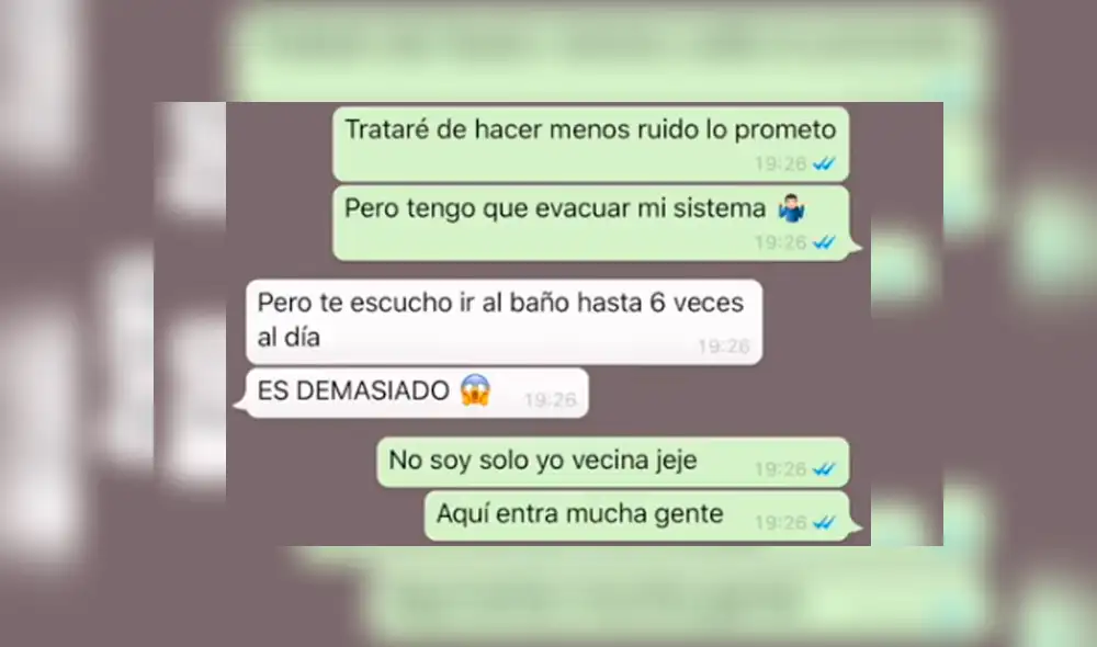 WhatsApp: Discute con su vecino y termina confesándole un oscuro secreto [FOTOS]