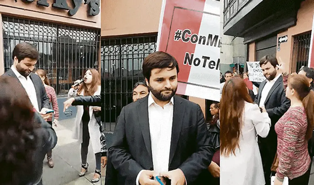 Selectivo. "La Resistencia" atropella al congresista opositor a FP Alberto de Belaunde.