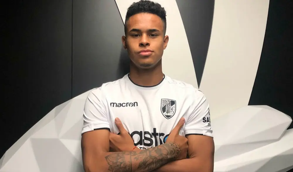 Christopher Olivares tuvo en fugaz paso en el fútbol internacional, Vitória de Guimarães, fue su club durante 2018.