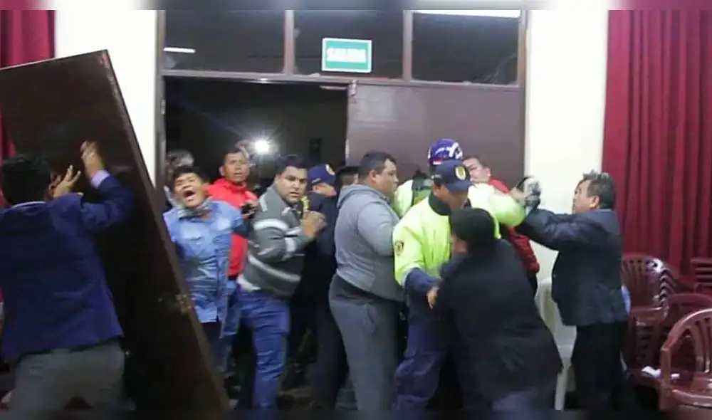 Trabajadores ediles de Chimbote
