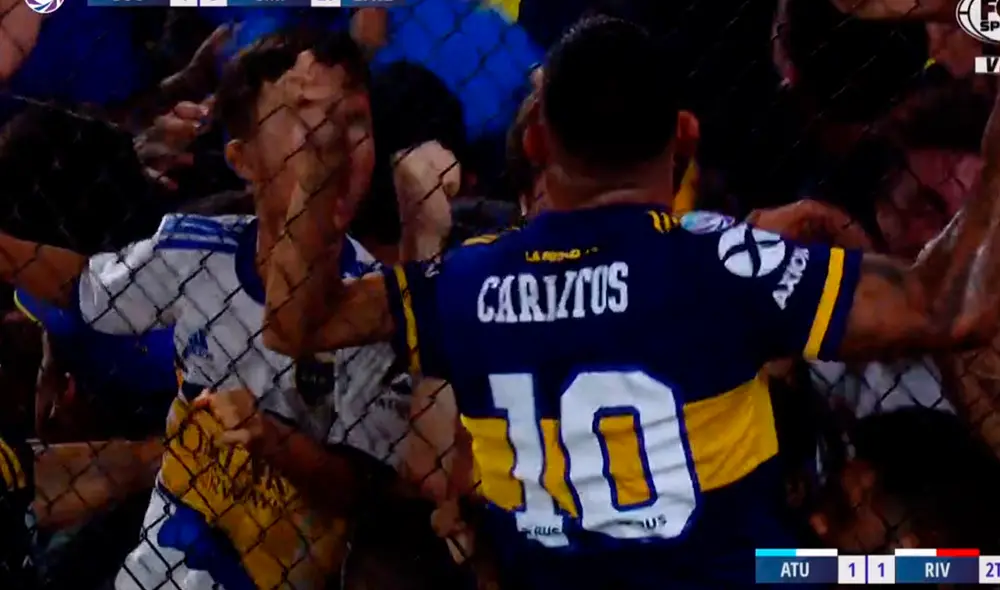 Carlos Tevez marcó un golazo y le está dando el título de la Superliga Argentina a Boca Juniors. | Foto: Fox Sports
