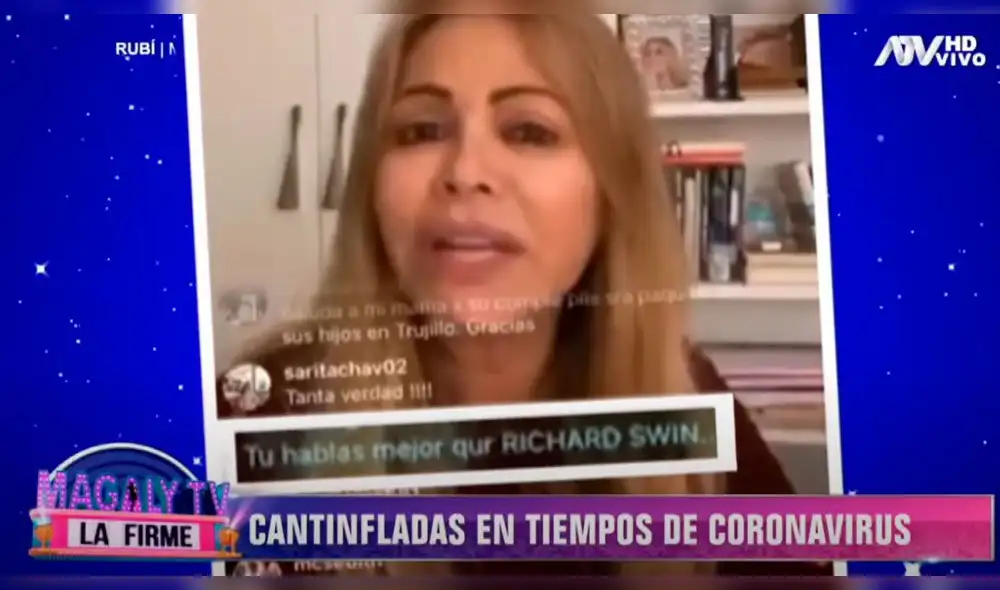 Magaly Medina opina sobre 'Lives' de Instagram de Gisela Valcárcel  Foto: captura