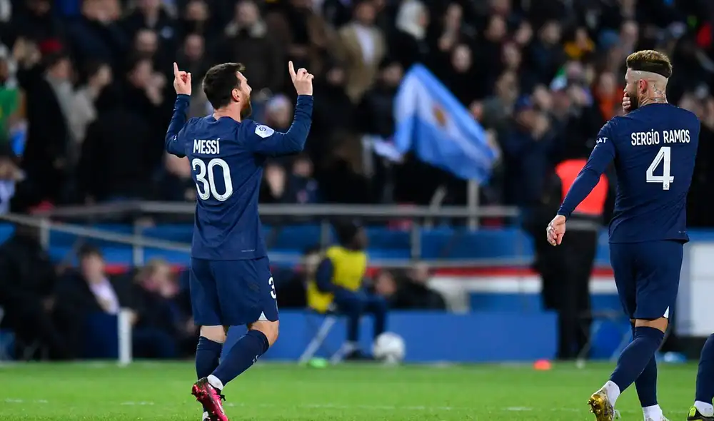 Lionel Messi anotó su primer gol con los parisinos en este 2023. Foto: PSG