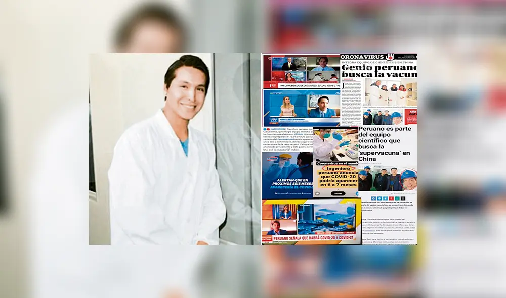 Cuestión. Jorge Cuyubamba Domínguez aseguró a la prensa ser ingeniero genetista y experto en biotecnología. Cuestión. Jorge Cuyubamba Domínguez aseguró a la prensa ser ingeniero genetista y experto en biotecnología.