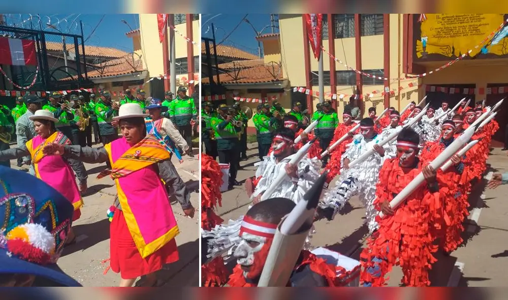 Puno: Mil presos organizaron colorido desfile por Fiestas Patrias en penal de Juliaca [FOTOS]