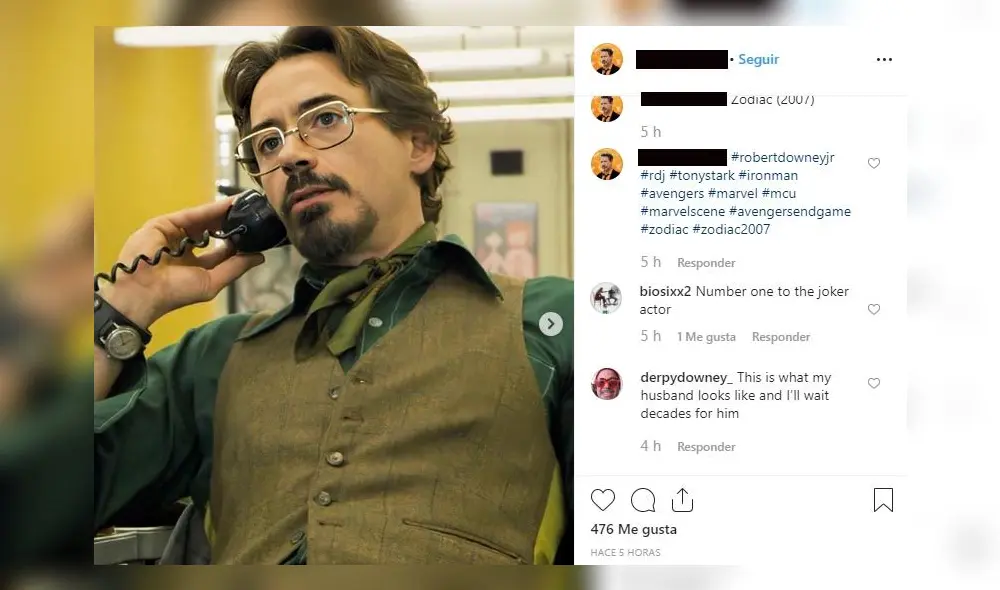 La increíble comparación del ‘Joker’ de Joaquin Phoenix con Robert Downey Jr.
