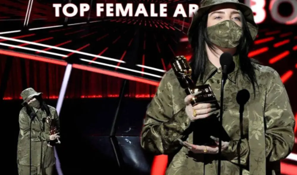 Billie Eilish tras ganar dos premios Billboard 2020 “Gracias por creer en mí”
