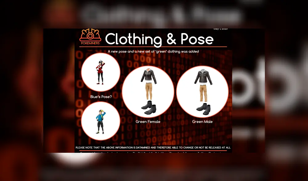 La ropa que recibirás en el rango 10 está inspirada en Azul, personaje de Pokémon. Foto: Pokeminers La ropa que recibirás en el rango 10 está inspirada en Azul, personaje de Pokémon. Foto: Pokeminers