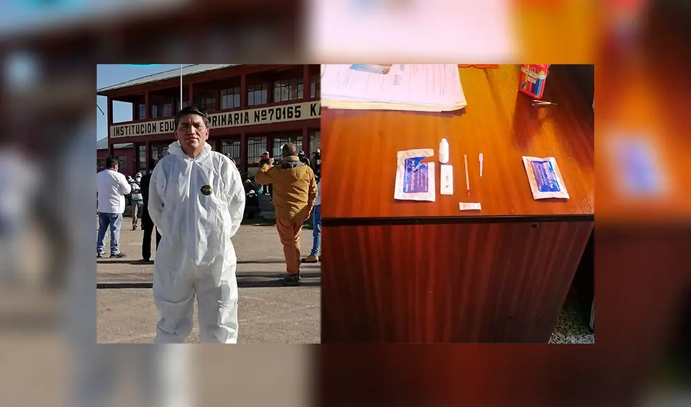 Trabajador de la Red de Salud Puno fue intervenido por vender las pruebas rápidas a 120 soles.