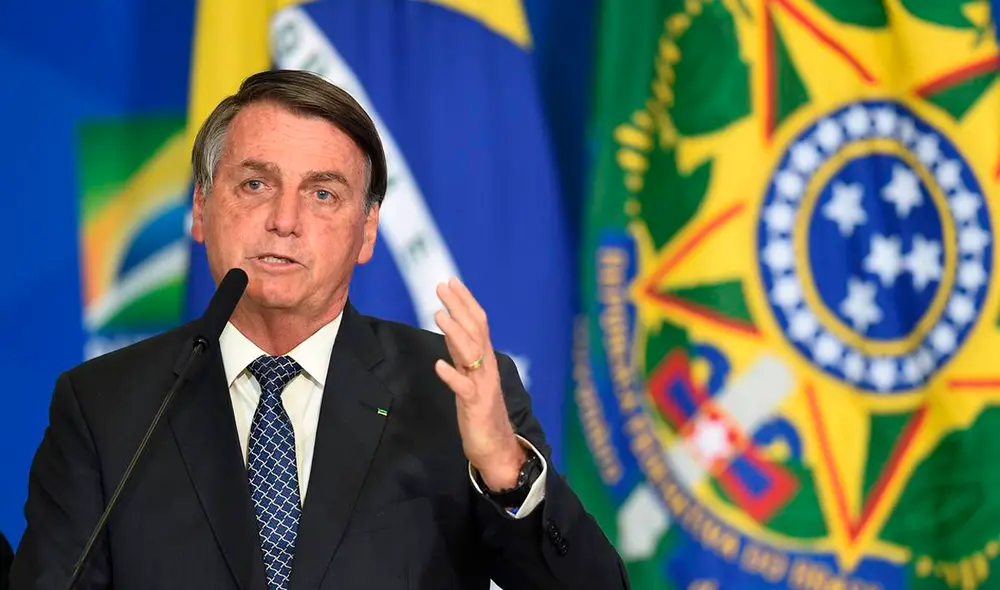 El presidente brasileño realizó las declaraciones durante un encuentro con productores rurales, a quienes agradeció que siguieran trabajando durante los meses más críticos de la pandemia. Foto: AFP