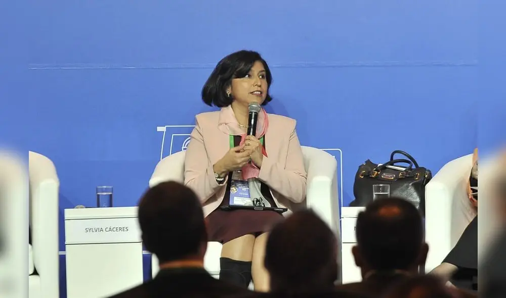 Ministra de Trabajo, Sylvia Cáceres. Foto: Javier Quispe Ministra de Trabajo, Sylvia Cáceres. Foto: Javier Quispe