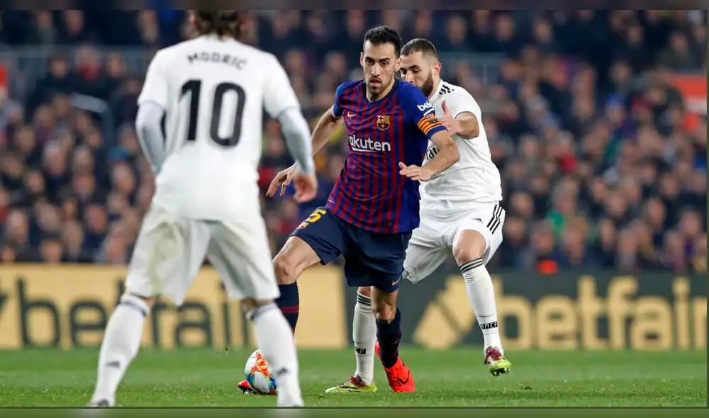 Real Madrid vs. Barcelona por la Liga Santander 2019.
