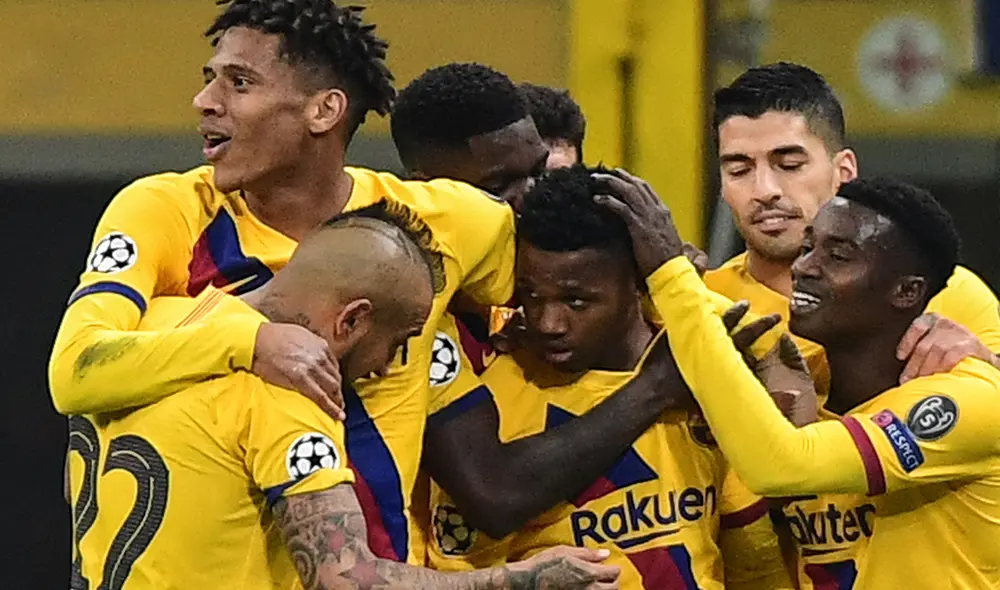 Ansu Fati le dio la victoria al FC Barcelona y dejó fuera de la Champions League al Inter de Mián. | Foto: AFP Ansu Fati le dio la victoria al FC Barcelona y dejó fuera de la Champions League al Inter de Mián. | Foto: AFP