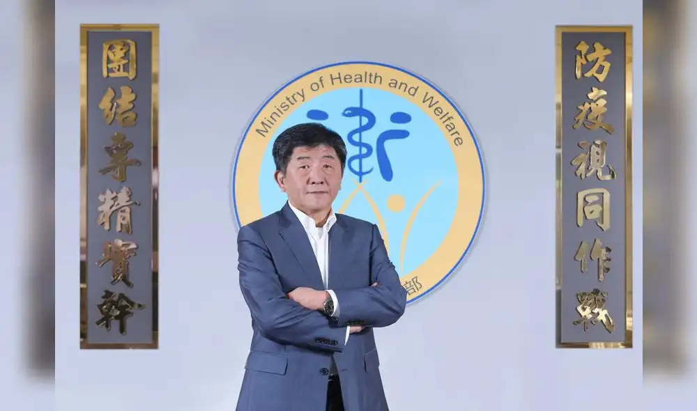 Chen Shih-chung, ministro de salud y bienestar de Taiwán