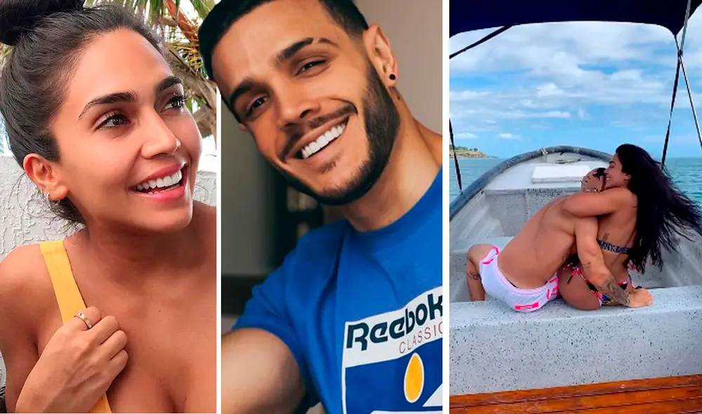 Vania Bludau y Mario Irivarren se dedican tiernos mensajes en redes sociales. Foto: composición La República, Instagram fans.