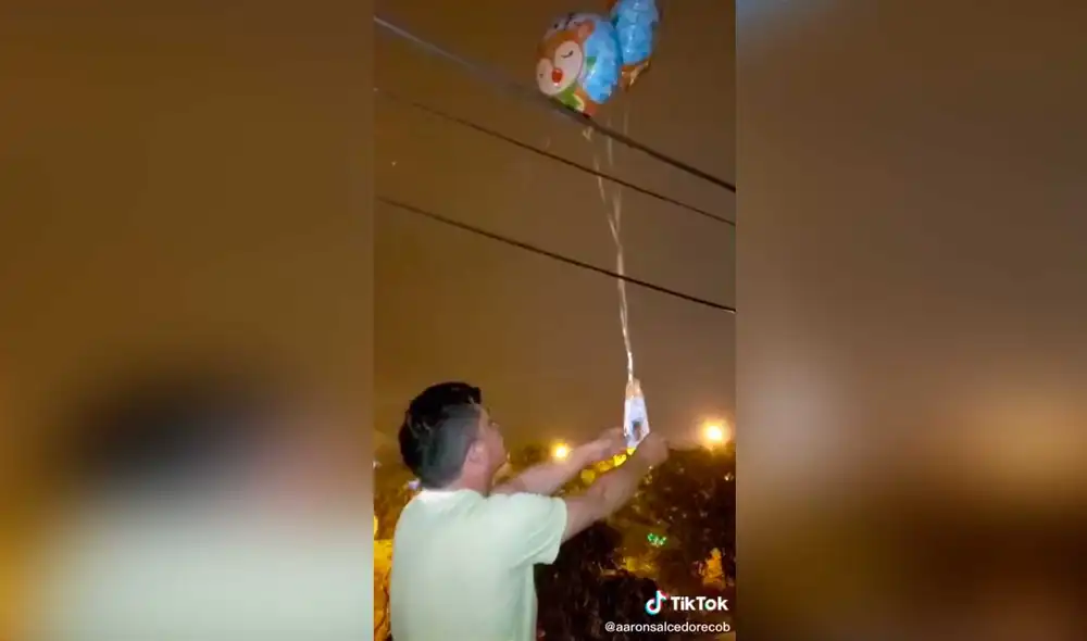 Desliza las imágenes para ver el sentido ‘saludo’ que hizo un padre para su bebé quien falleció meses atrás. Foto: captura de TikTok/@aaronsalcedorecob
