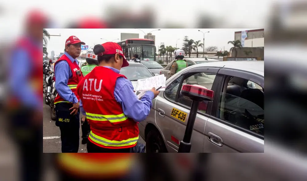 Fiscalizadores de la ATU y policías han tenido que reducir a conductores que pretenden huir de operativos. (Foto: ATU)