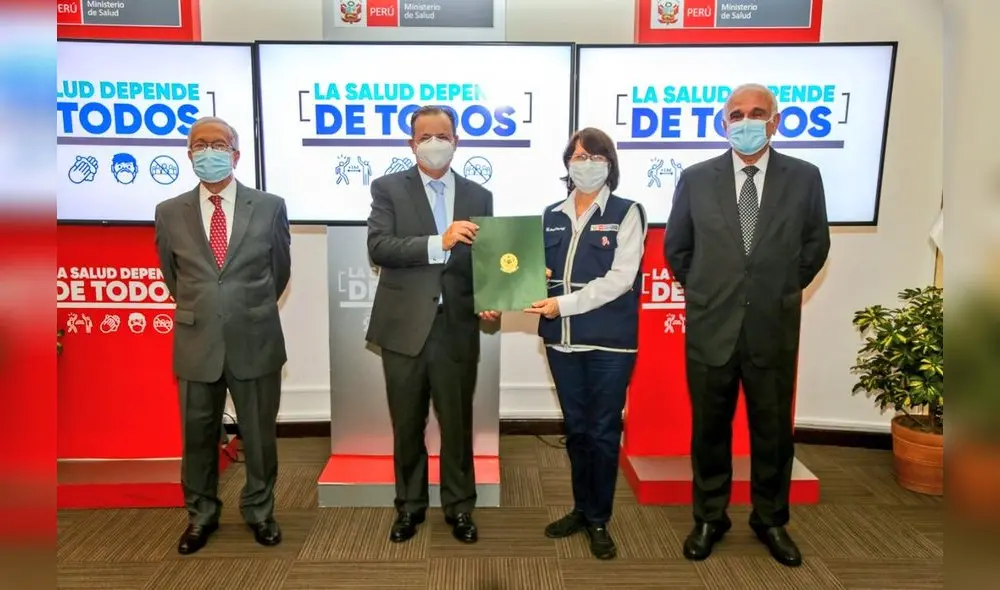 Titular de Salud y embajador del país vecino anunciaron una próxima donación de ventiladores mecánicos para repotenciar las UCI de nuestro país. Foto: Minsa