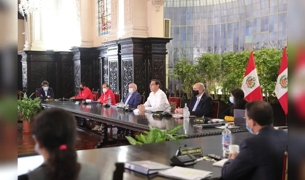 Conferencia de prensa Gabinete Foto: Presidencia Conferencia de prensa Gabinete Foto: Presidencia