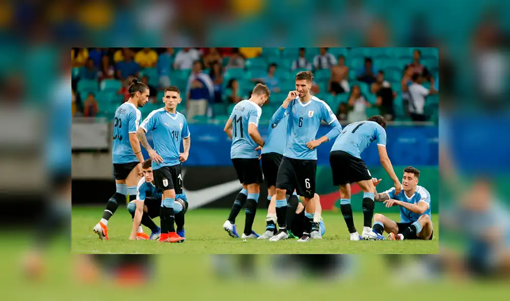 Uruguay entrena en Matute Uruguay entrena en Matute