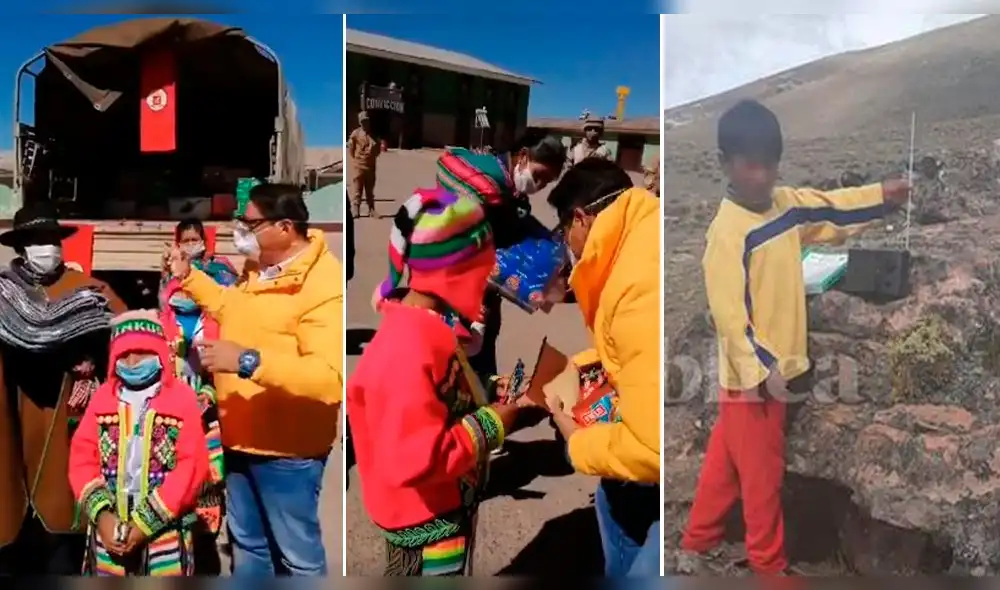 Cruzada solidaria permitió llevar donaciones comunidad de de Kantati Ururi.