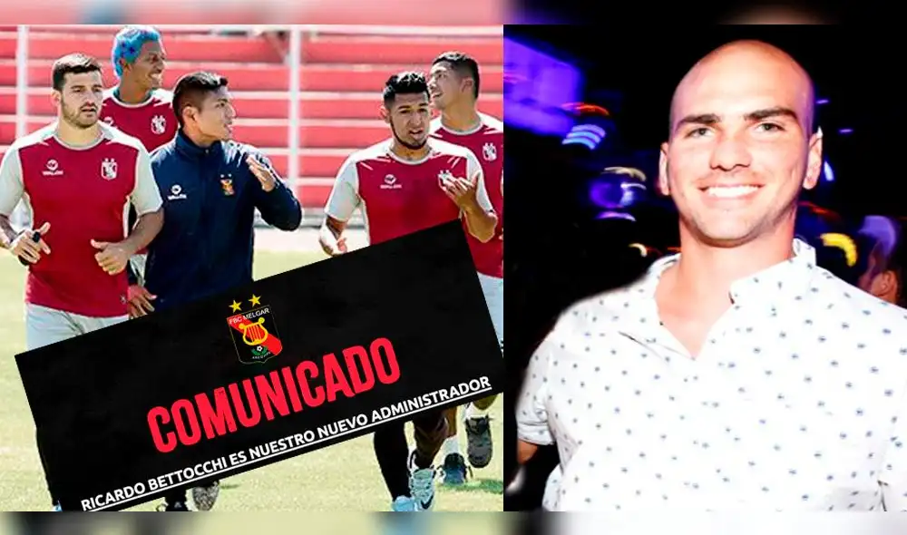 Designan como nuevo administrador de FBC Melgar a Ricardo Bettocchi.