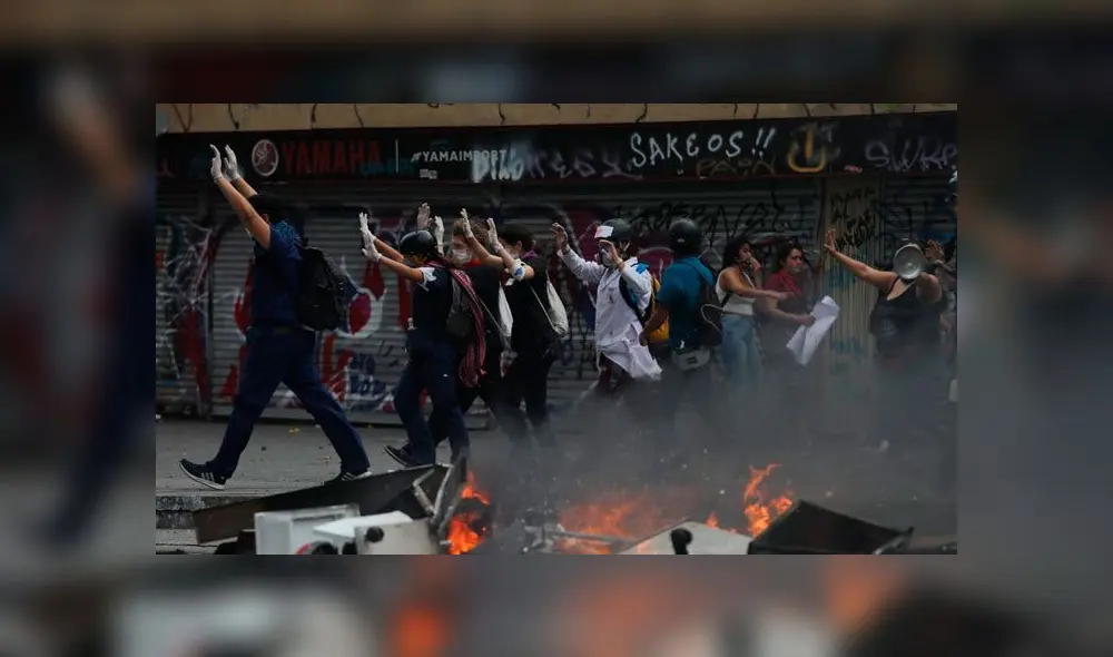 Protestas en Chile. Foto: Jorge Cerdán, enviado especial.