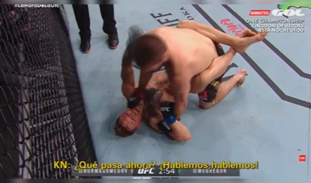 Khabib humilló verbalmente a McGregor durante la pelea en UFC 229 [VIDEO]