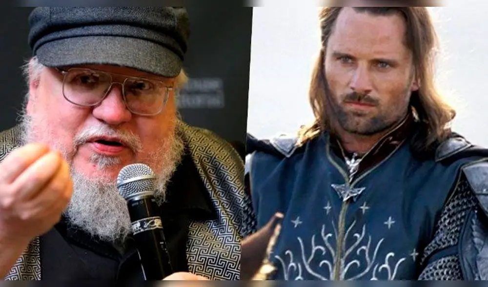 El autor de la saga "Una canción de Hielo y Fuego" criticó a la obra de Tolkien. Foto: Composición
