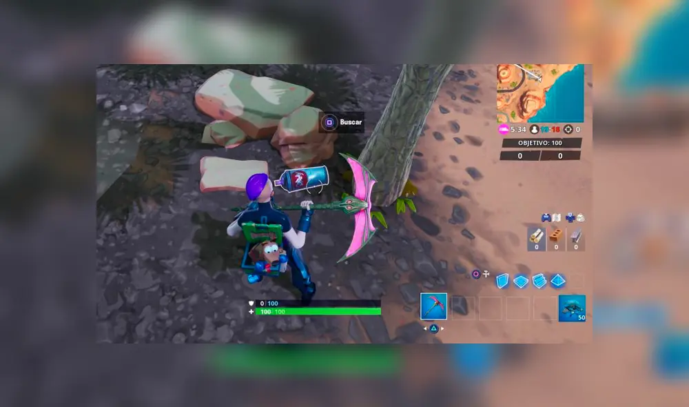 Todos los botes de spray perdidos en el mapa de Fortnite para completar el desafío de Dispara y Pinta de la semana 2 en la temporada 10 del videojuego.